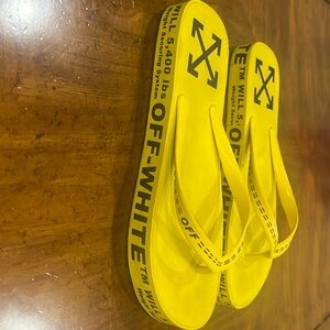 Yellow Flip Flops by Off-White.